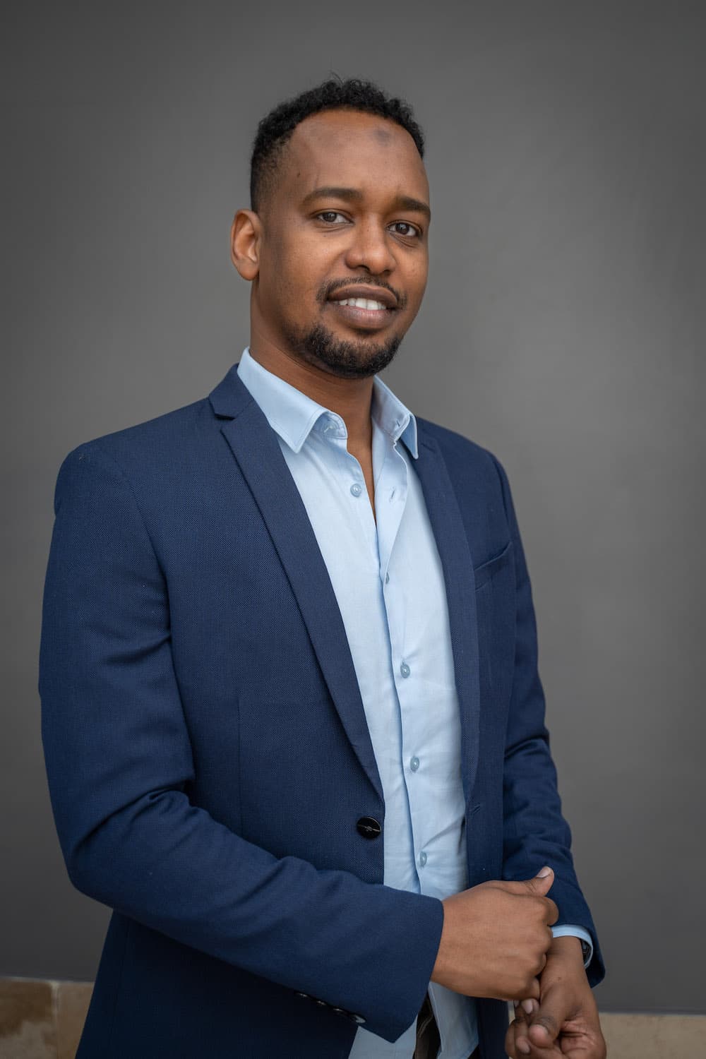 Corporate portrait, man in a suit, Cape Town