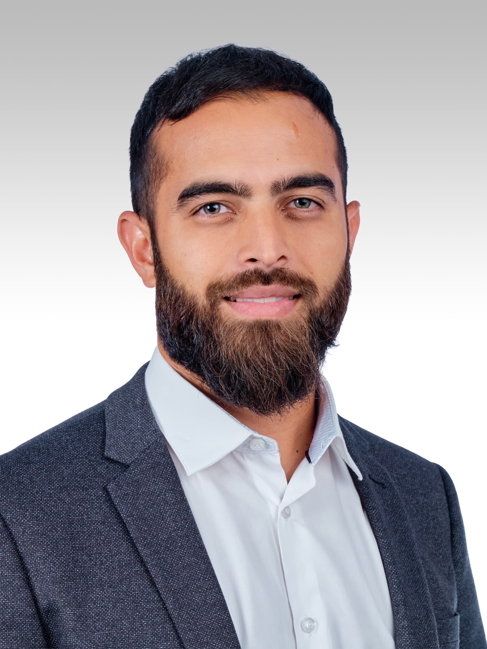 Personal branding headshot, studio portrait