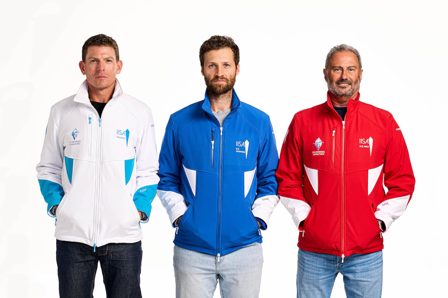 IISA jackets product photography, men's range, Cape Town studio