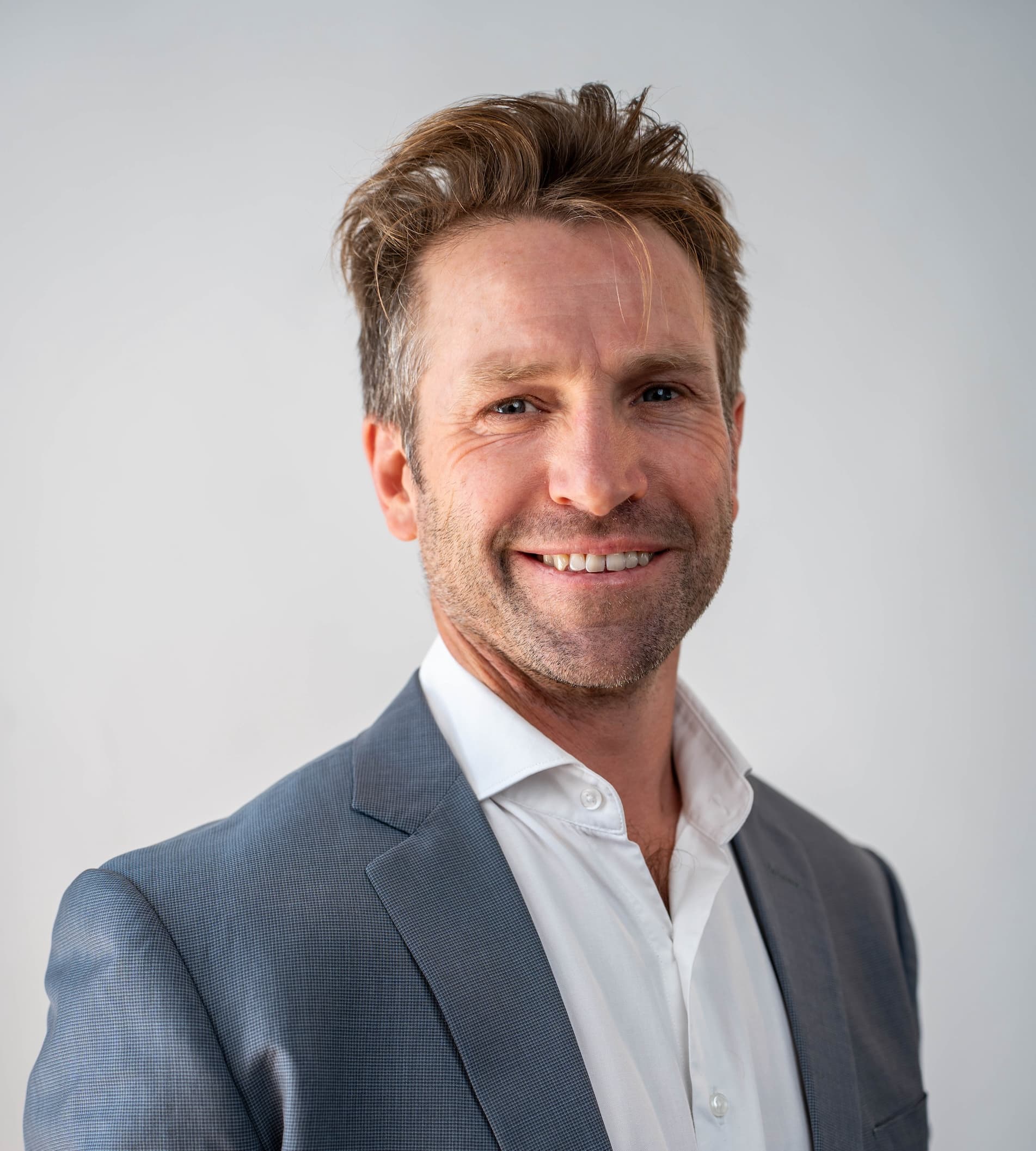 Sola corporate headshot, studio portrait