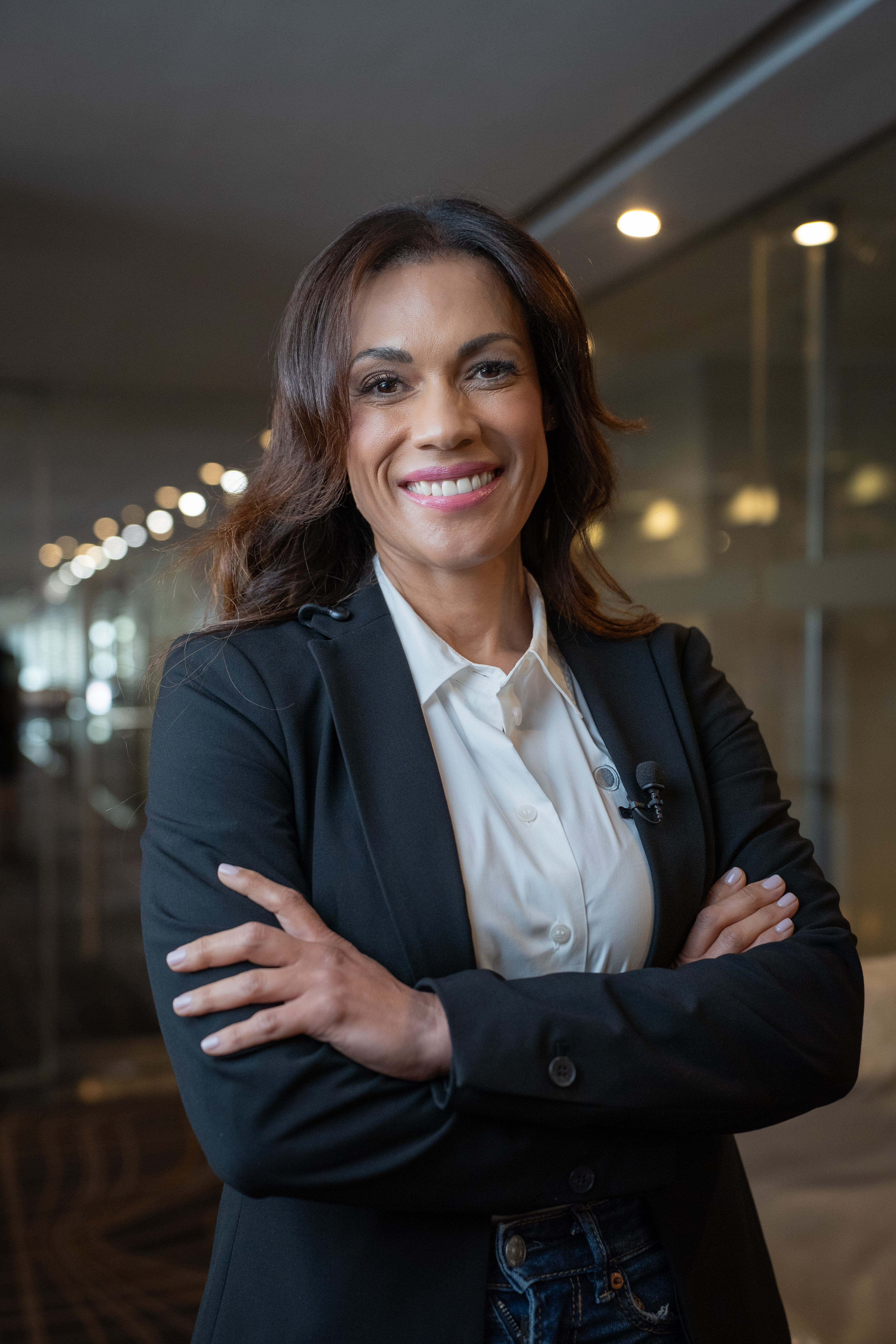 Brand ambassador portrait, laughing, Agility corporate shoot