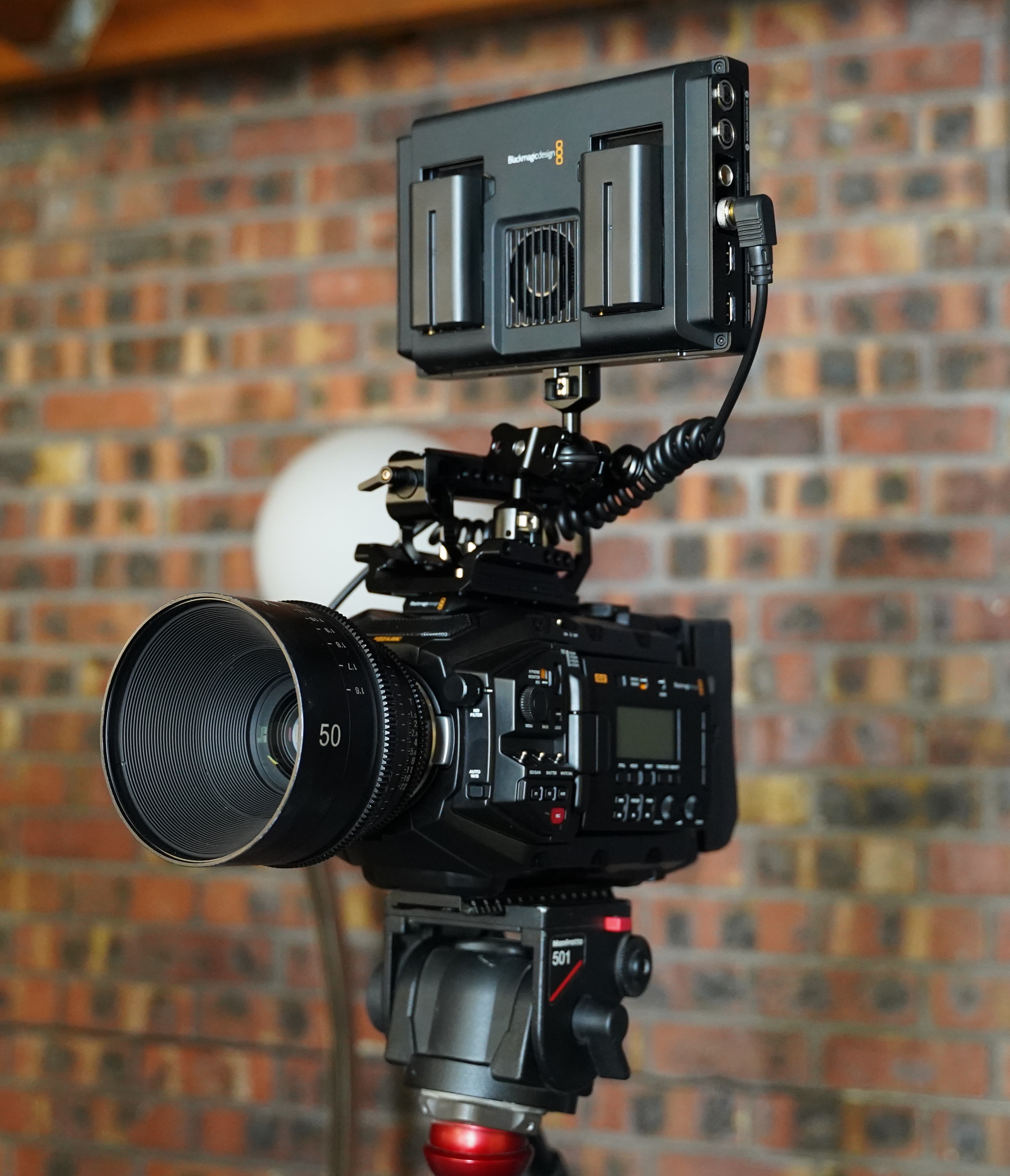 Behind the scenes, camera rig for The Art of Survival documentary