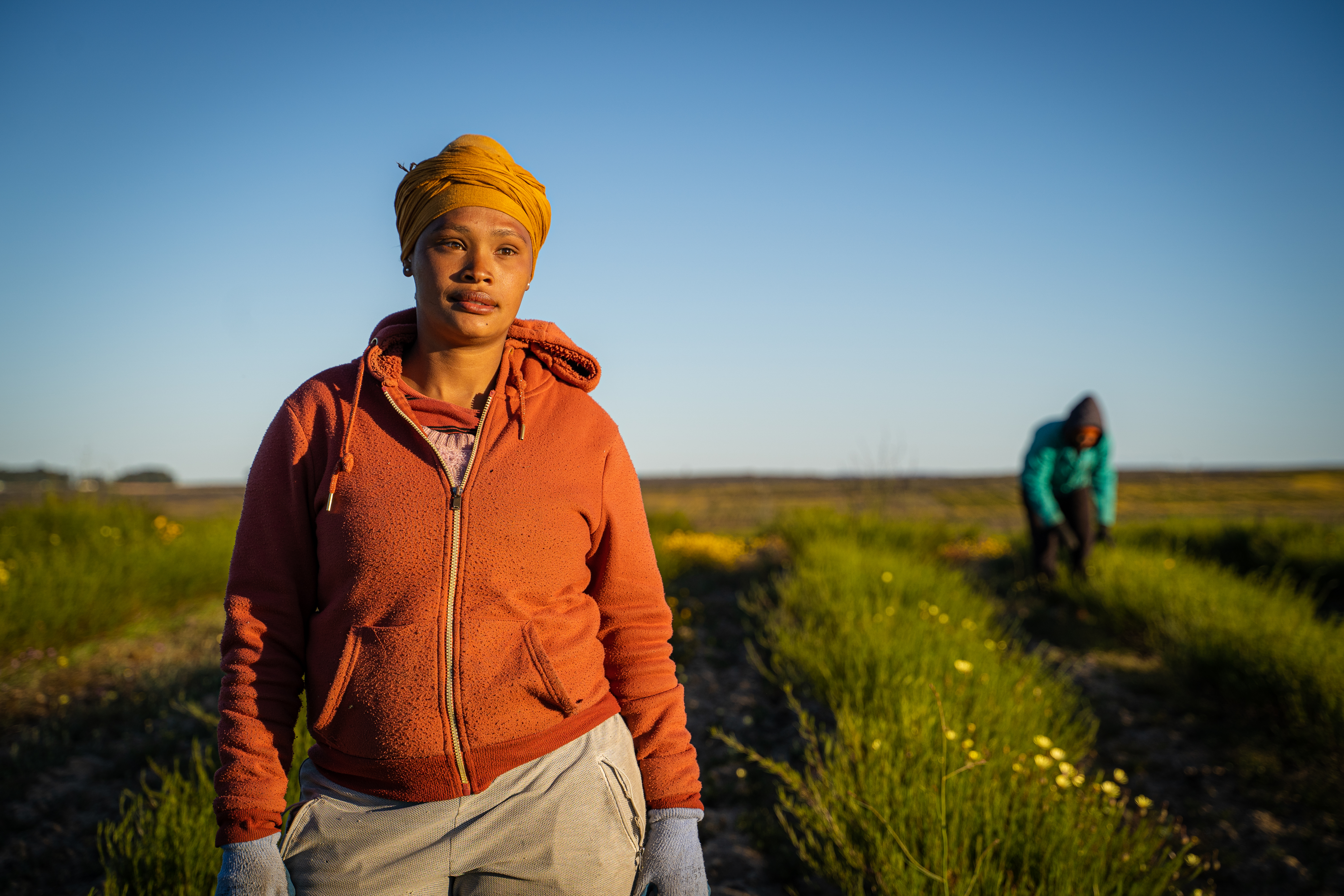 Documentary portrait of a farmworker in rural South Africa