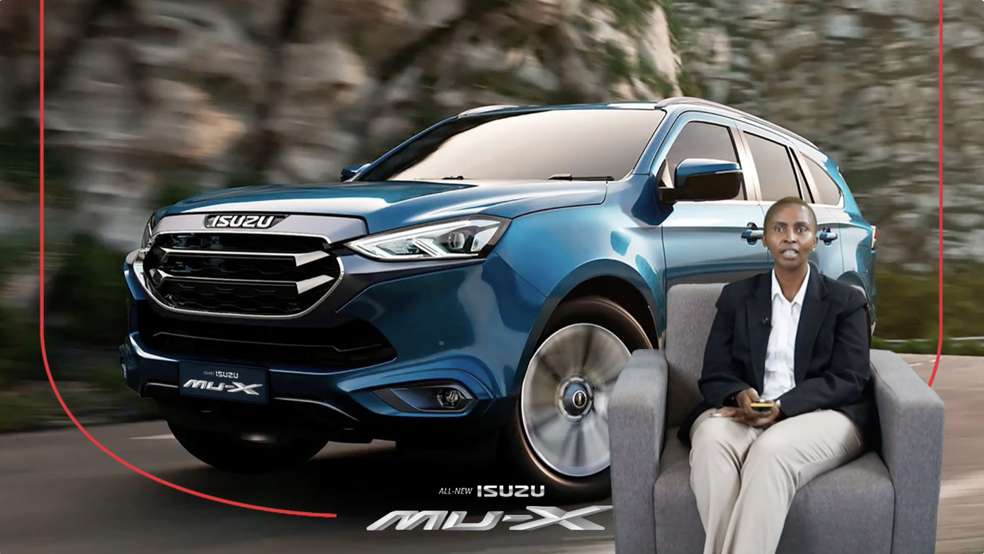 Isuzu MuX national re-launch broadcast