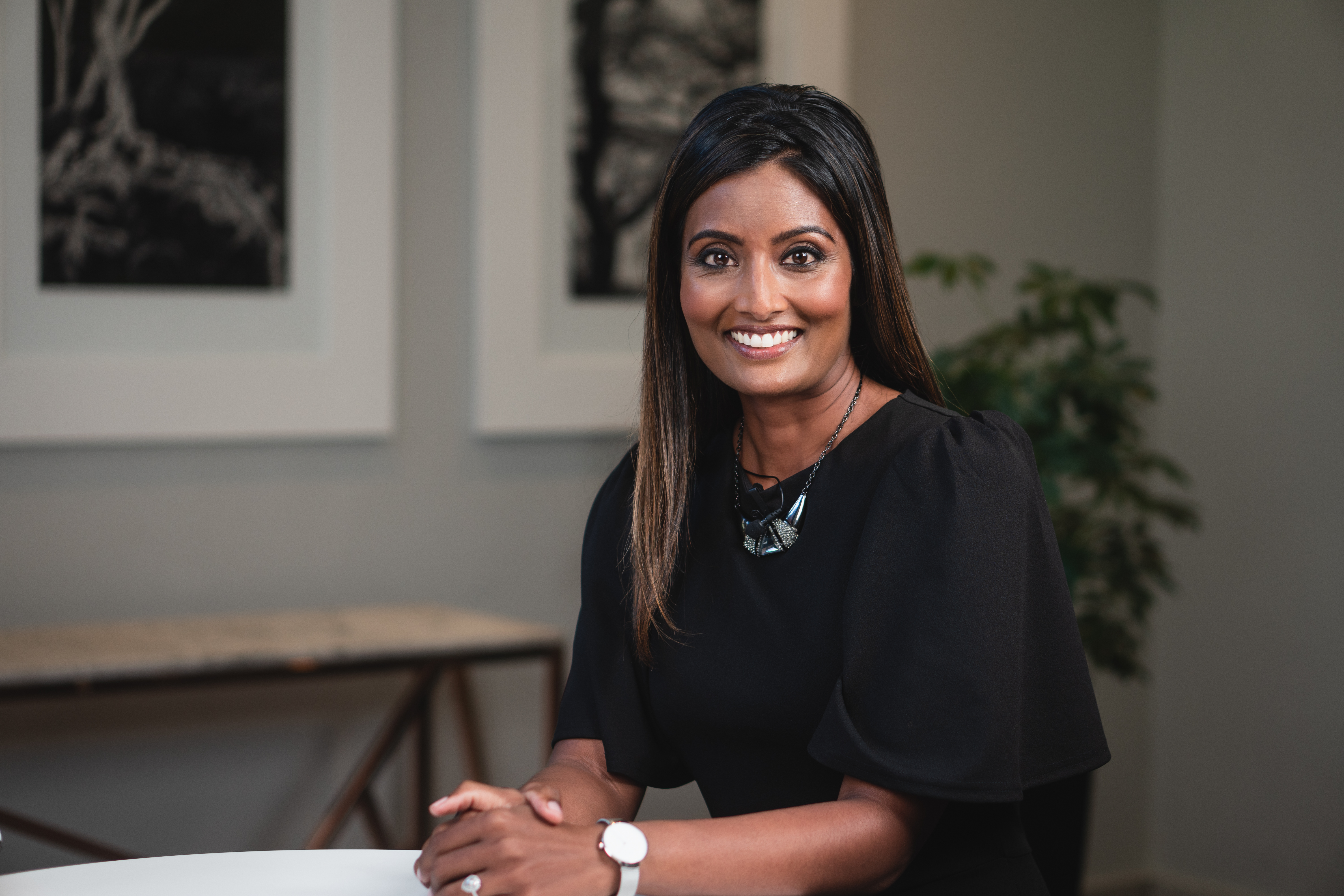 Well-lit professional portrait demonstrating studio lighting quality