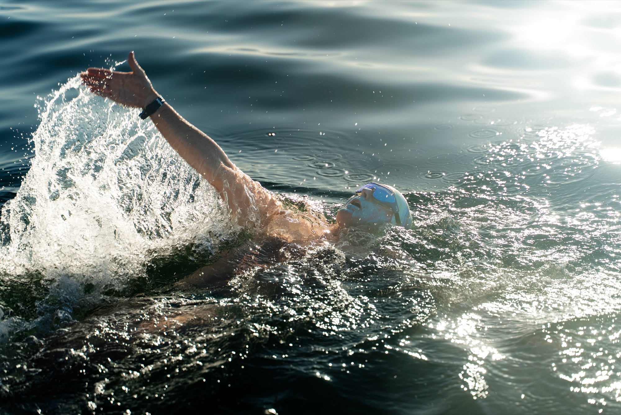 Russel Raath's Robben Island Backstroke Record